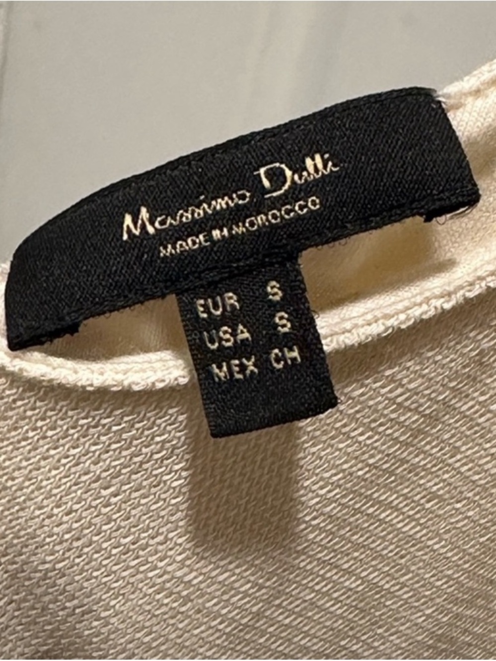 💄Massimo Dutti Cotton Cream Sleeveless  Open back Dress S - Picture 3 of 10
